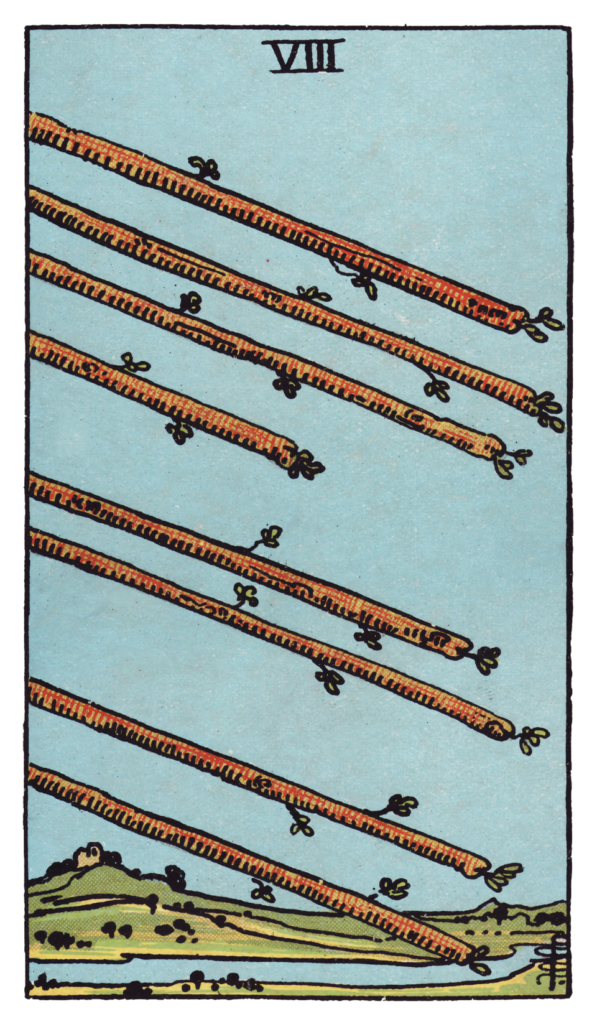 ósemka buław tarot wiemwiecej.pl