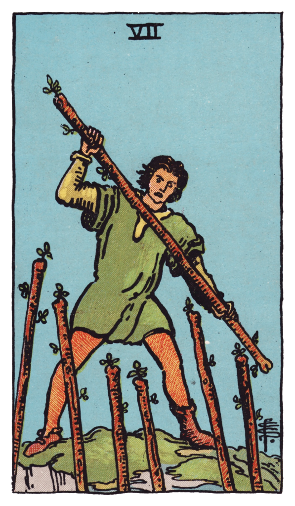 siódemka buław tarot