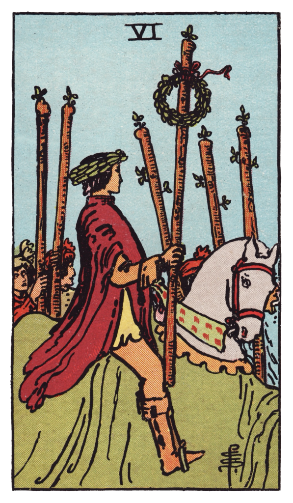 szóstka buław tarot wiemwiecej.pl