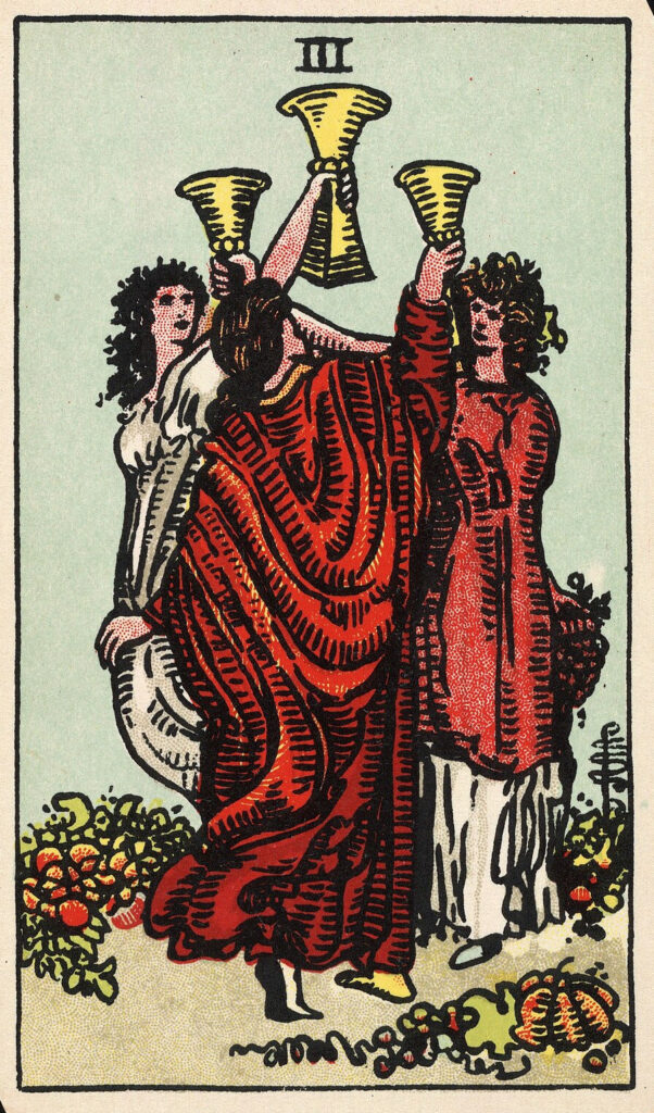 trójka kielichów tarot wiemwiecej.pl