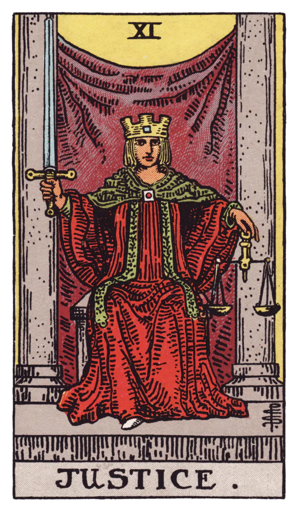 sprawiedliwosc tarot wiemwiecej.pl